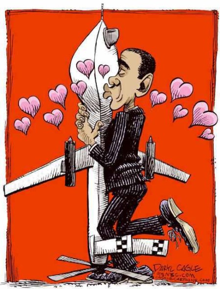 Obama Has a Love Affair with Drones