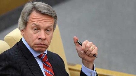 Alexei Pushkov, the head of the Russian parliament’s foreign affairs committee