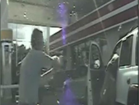 Dash cam video showing an violent encounter between Sean Groubert and Officer Levar Jones