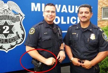 Milwaukee police are issued multiple-point retention holsters, making accidental  weapons discharge while within them almost impossible